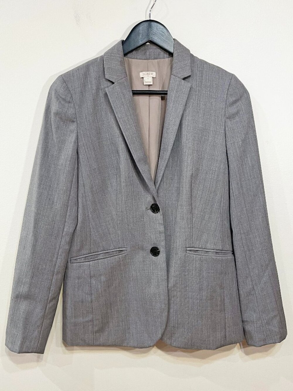 EUC J.Crew Wool Blend Blazer Gray 2, XS